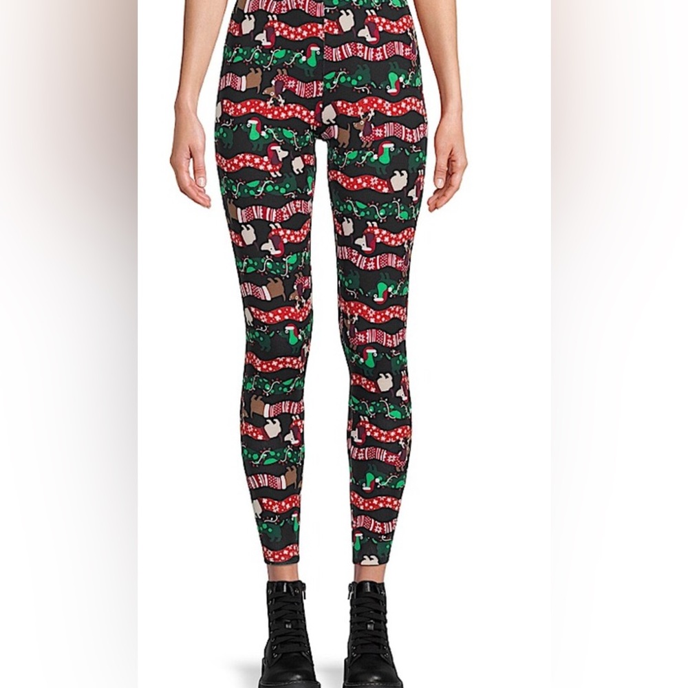 NWT Holiday Dogs on my leggings various sizes